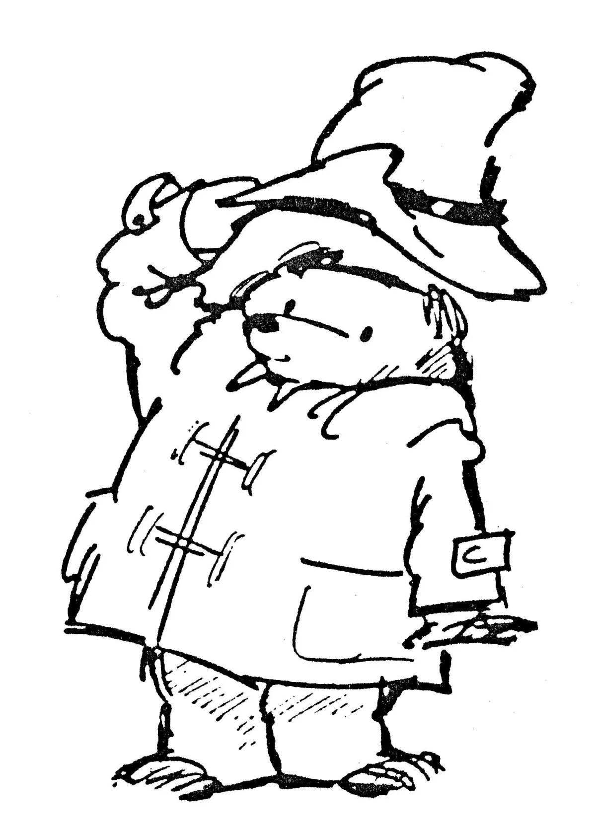 Паддингтон раскраска