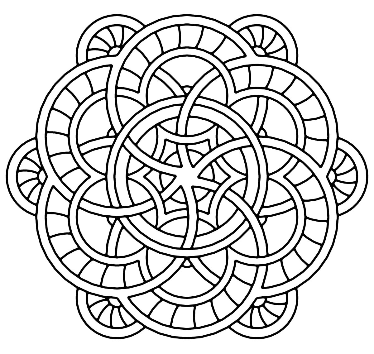 Орнаменты. Раскраска