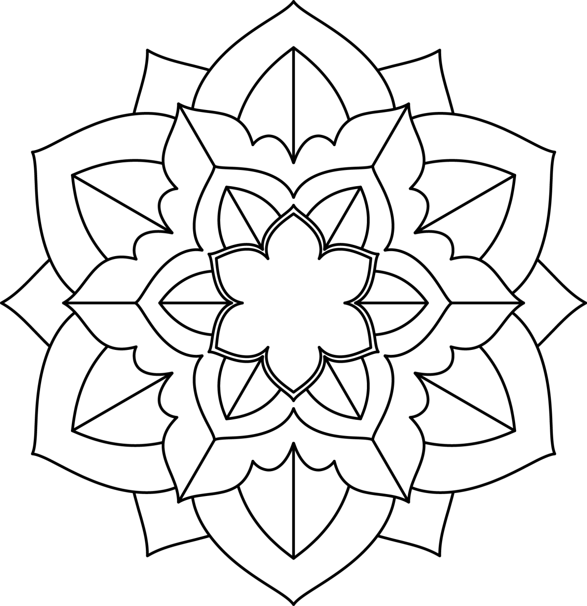 Мандала простая