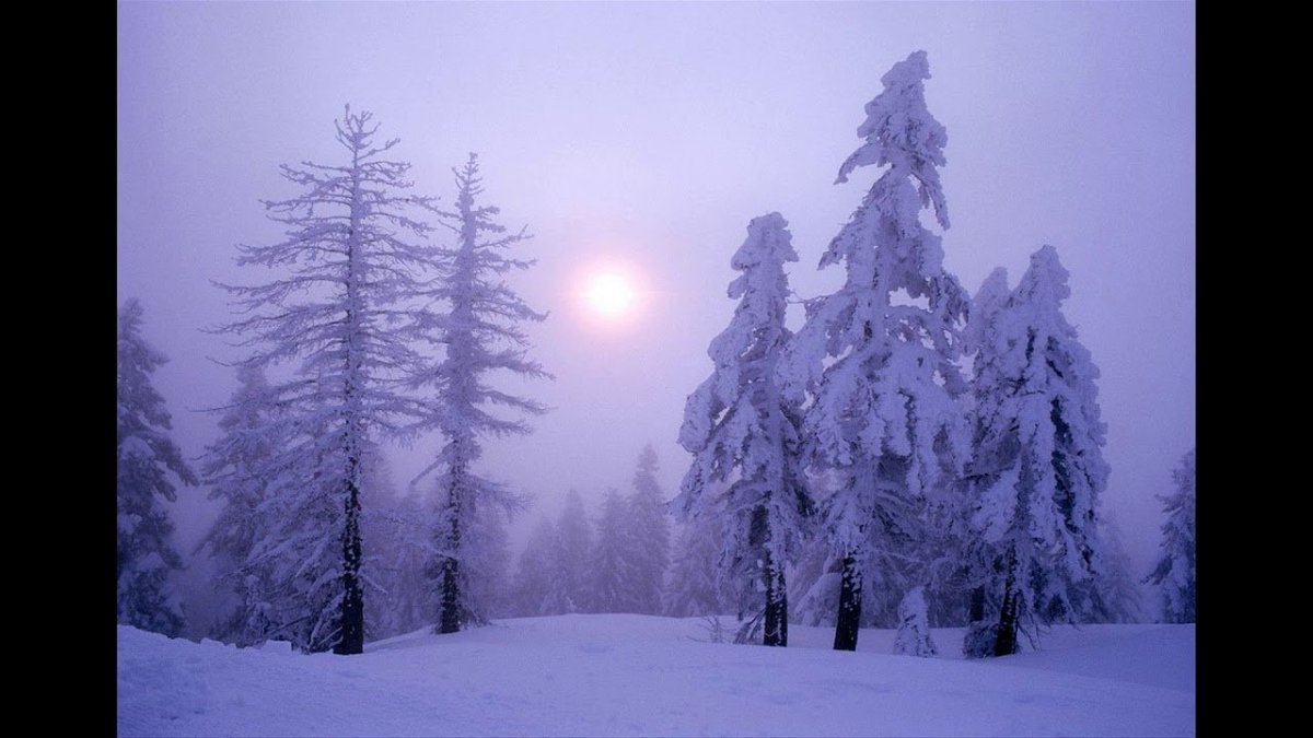 Зима рисунок