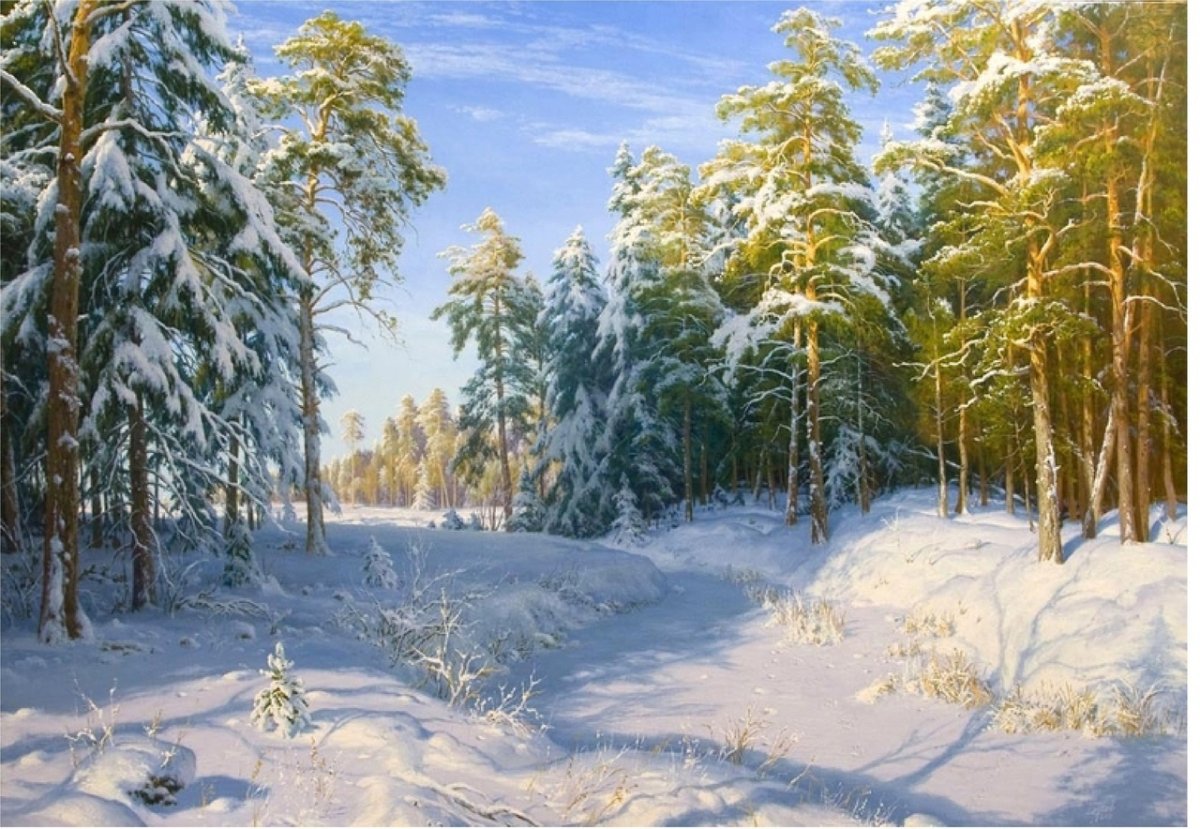 Морозная зима