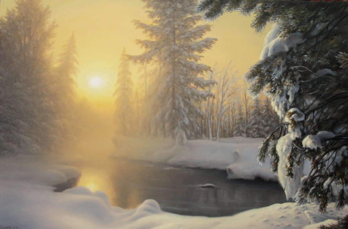 Художник Дмитрий Лёвин деревня