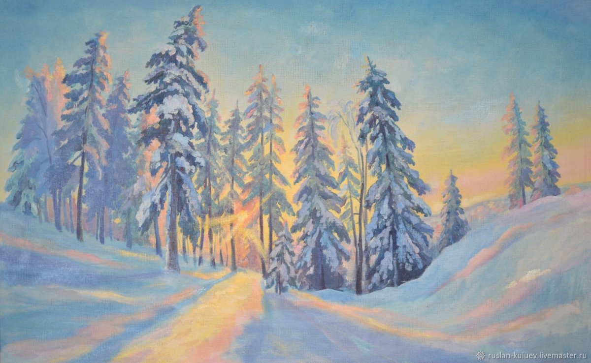 Зима в деревне