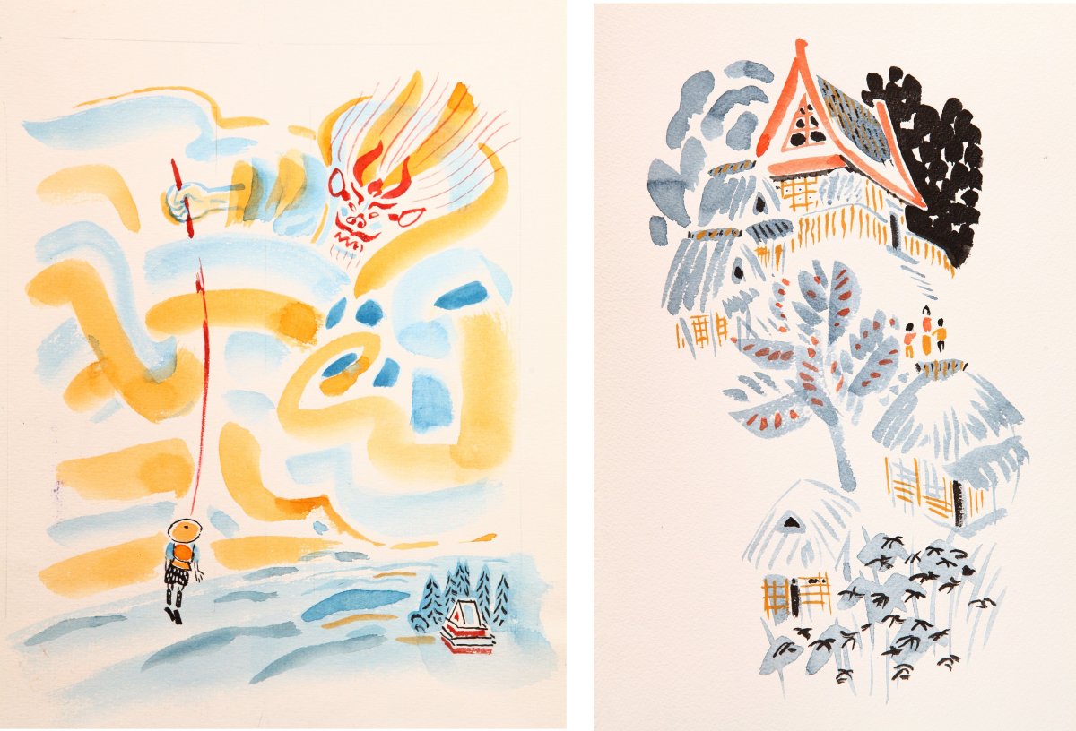 Рисунки солнце и Луна эстетичные