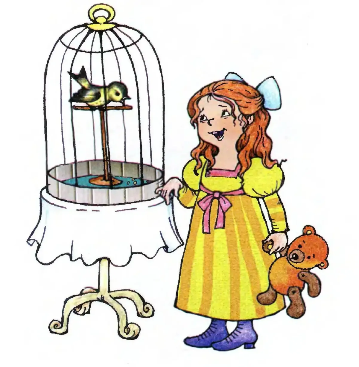 Рисунок Чижа или голубя