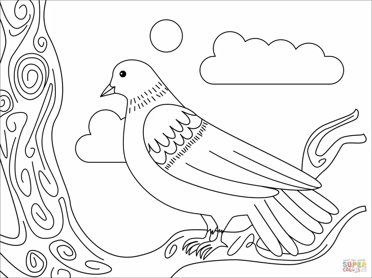 Картинки для раскрашивания зимующие птицы