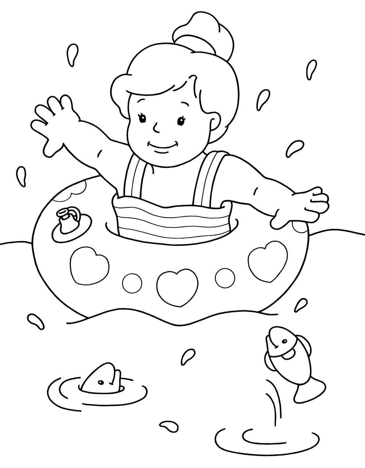 Радуга раскраска для малышей