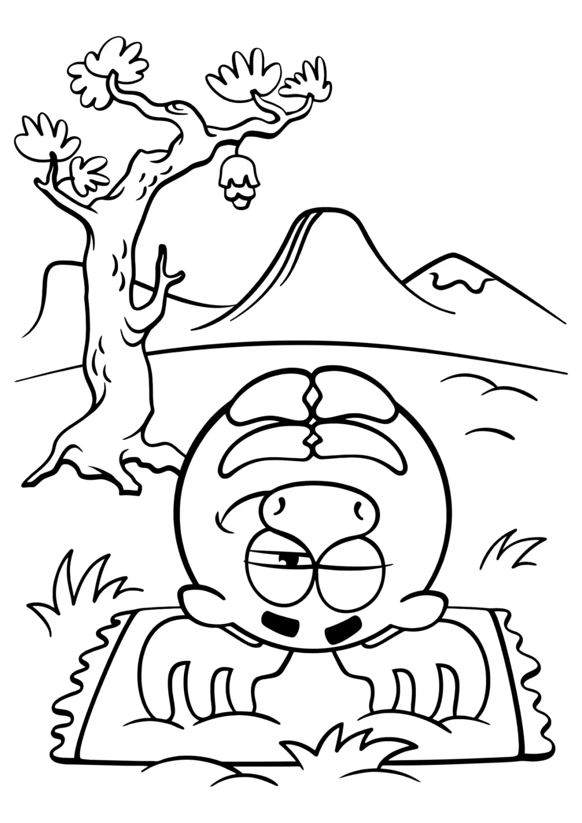 Умка раскраска Смешарики