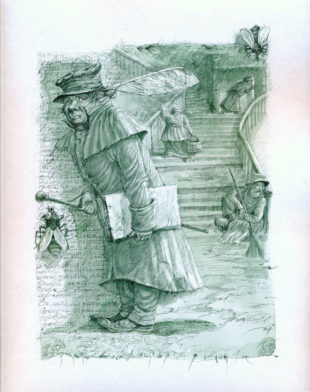 Шинель Гоголь иллюстрации