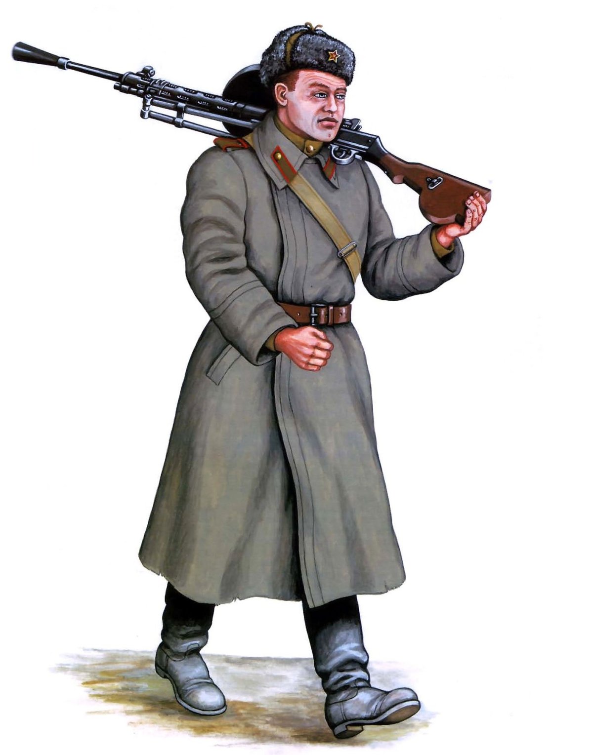 Кустодиев картина будочник 1905 года