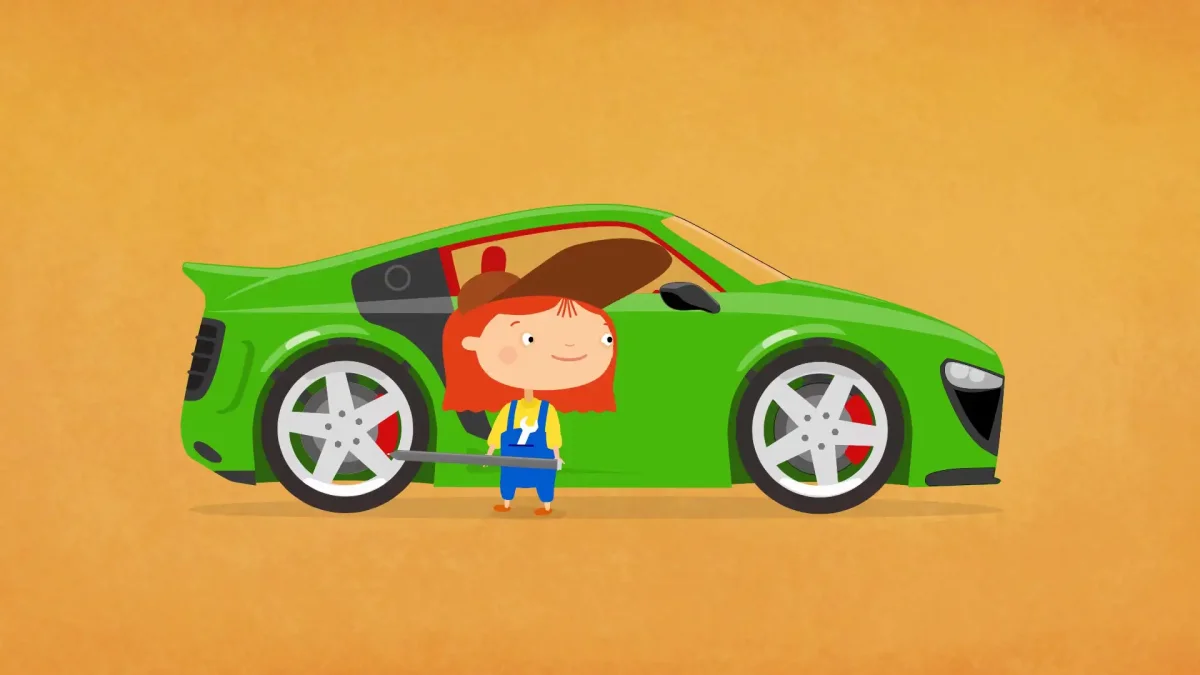 Мультики Ауди машина