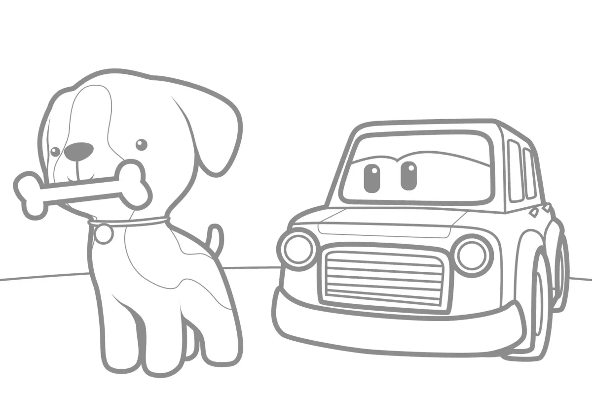 Доктор Машинкова раскраска