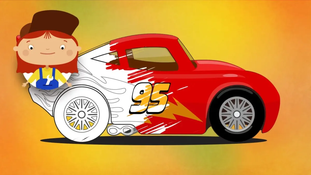 Луиджи Тачки раскраска