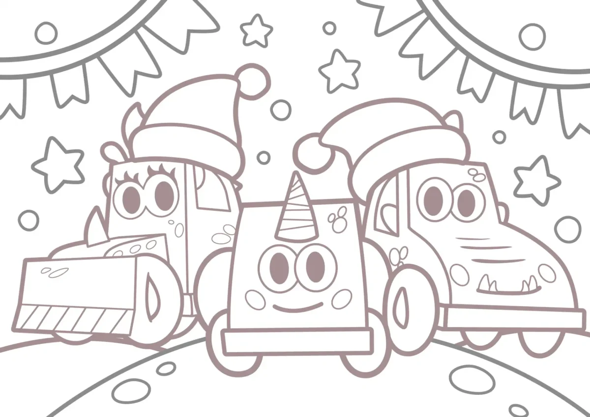 Раскраска Тачки Гвидо