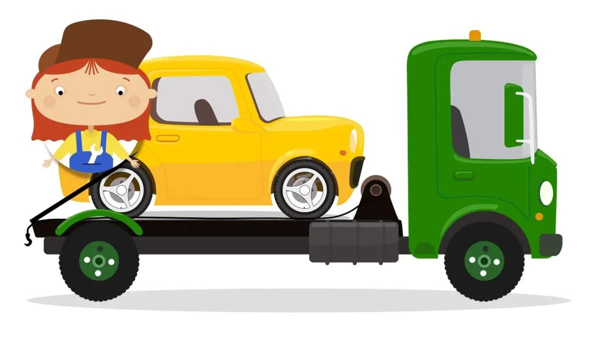 Разукрашки Грузовичок Лева