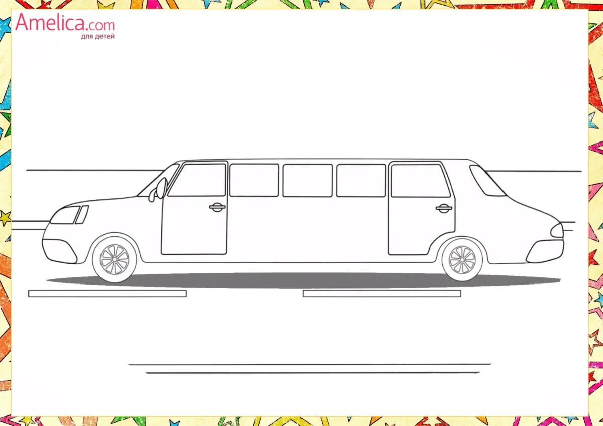 Разукрашка машина для девочек