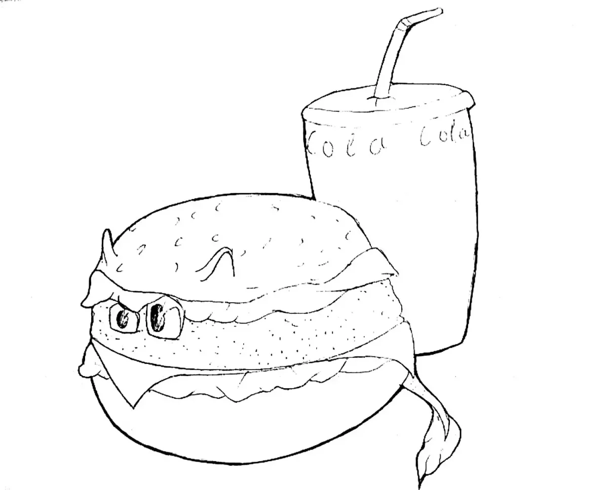 Раскраски из Макдональдса