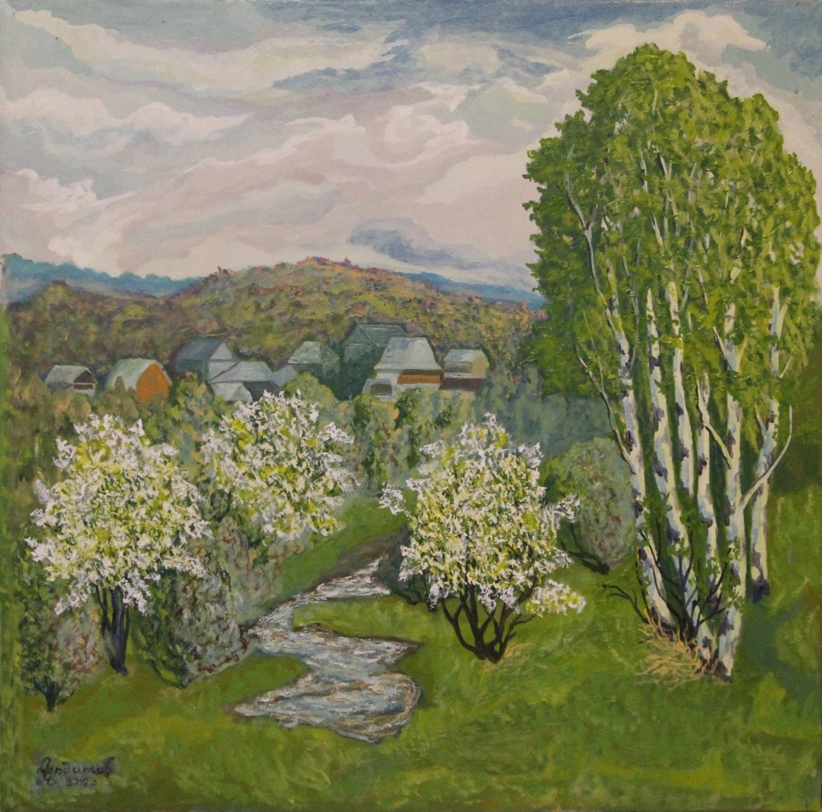 Картина Есенина черемуха