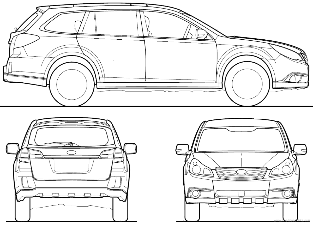 Subaru Outback габариты