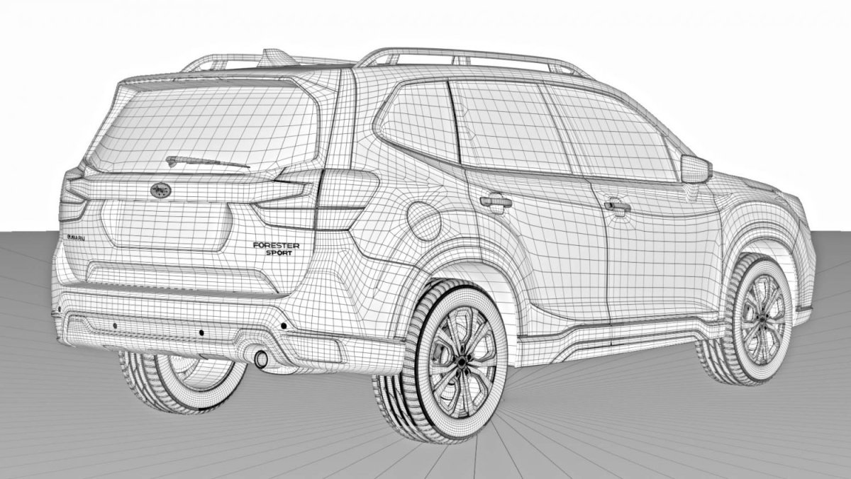 Габариты Субару Форестер 2020