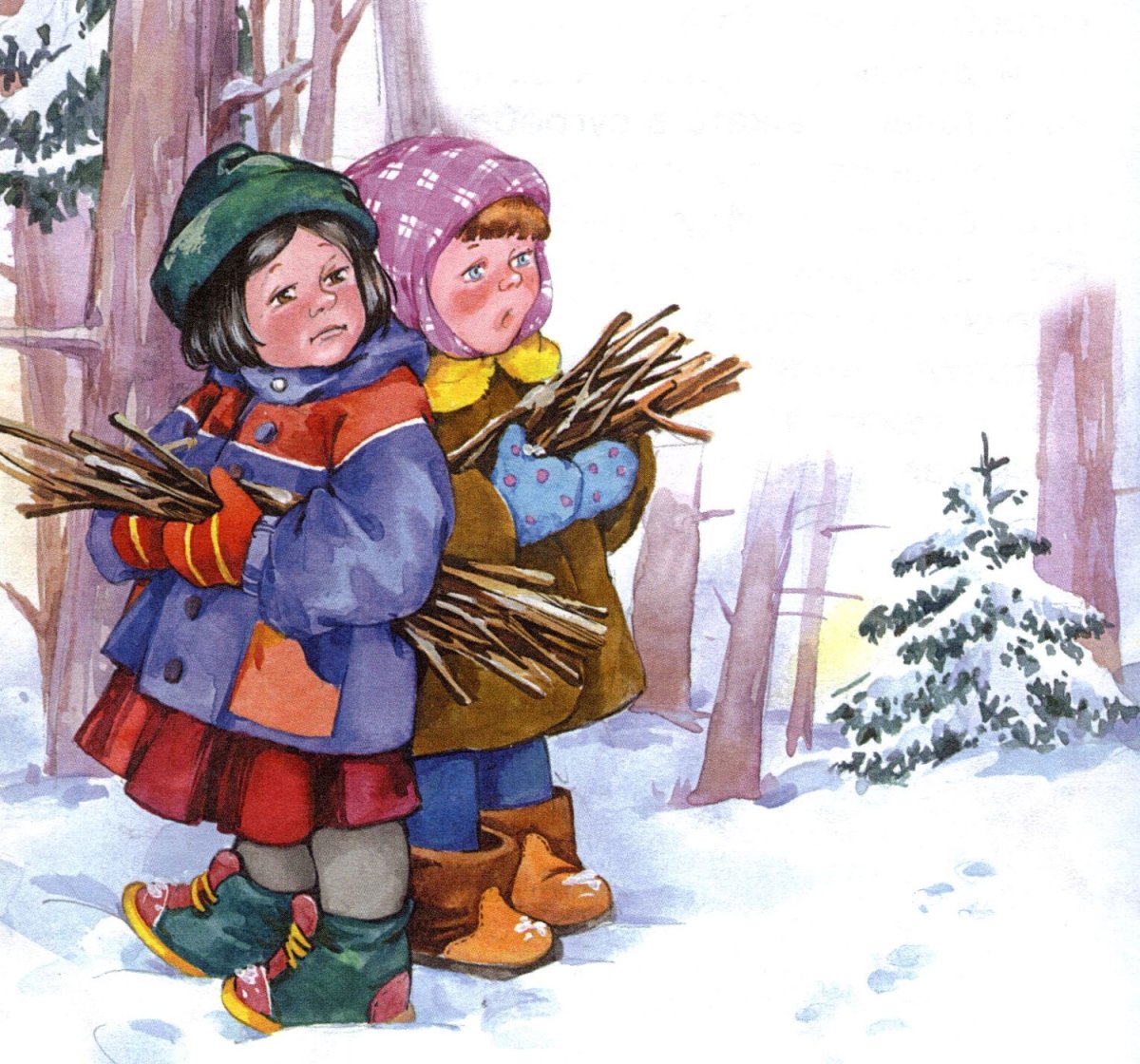 Валентина Осеева синие листья