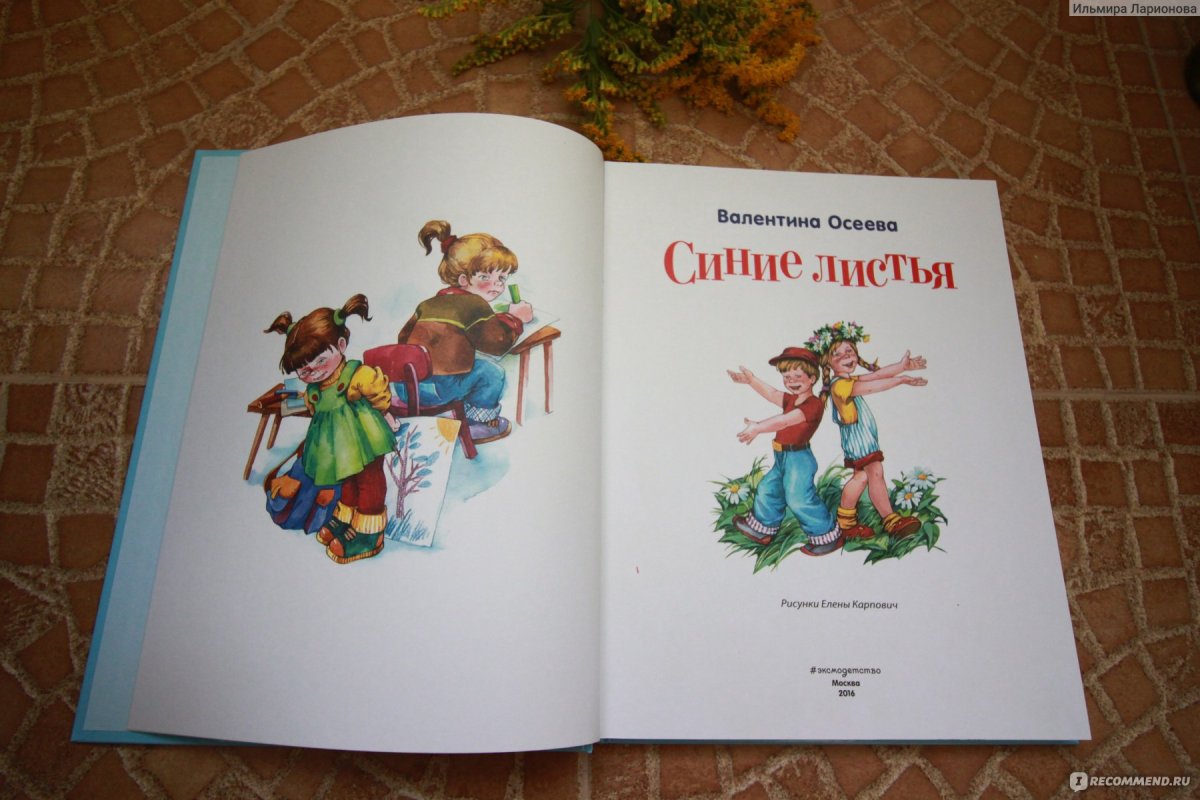 Валентина Осеева синие листья