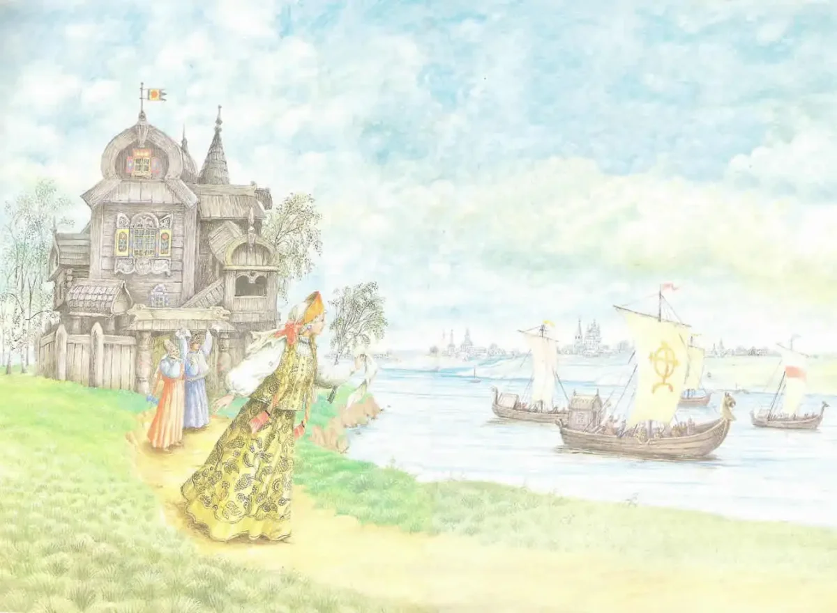 Фон по сказкам Пушкина