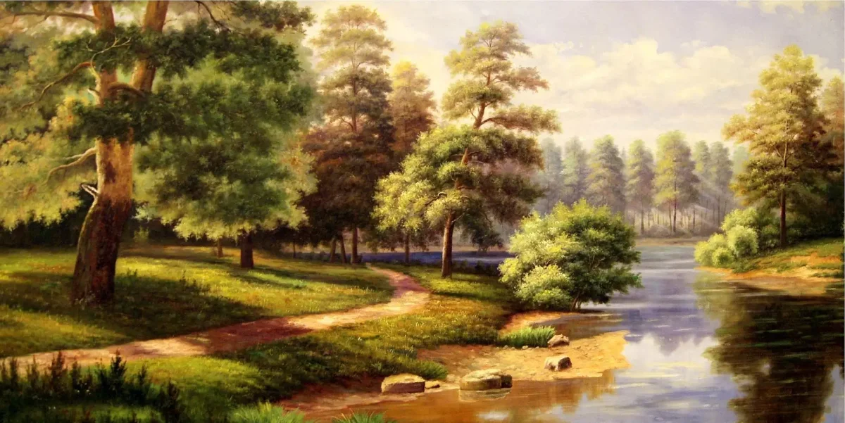 Лесной пейзаж Сергей Минаев