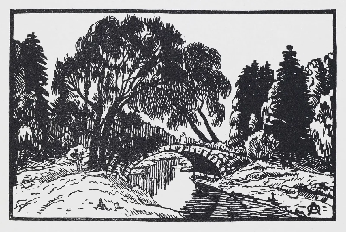 Остроумова Лебедева линогравюра