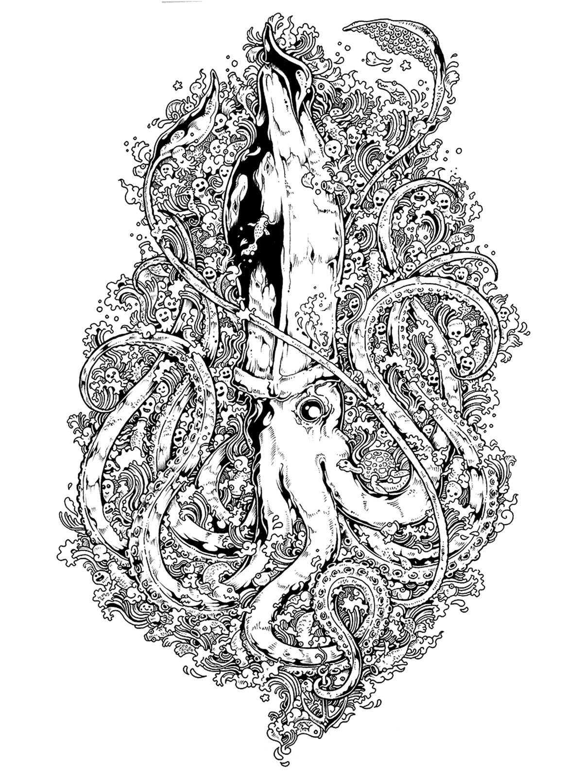 Метаморфозы раскраска