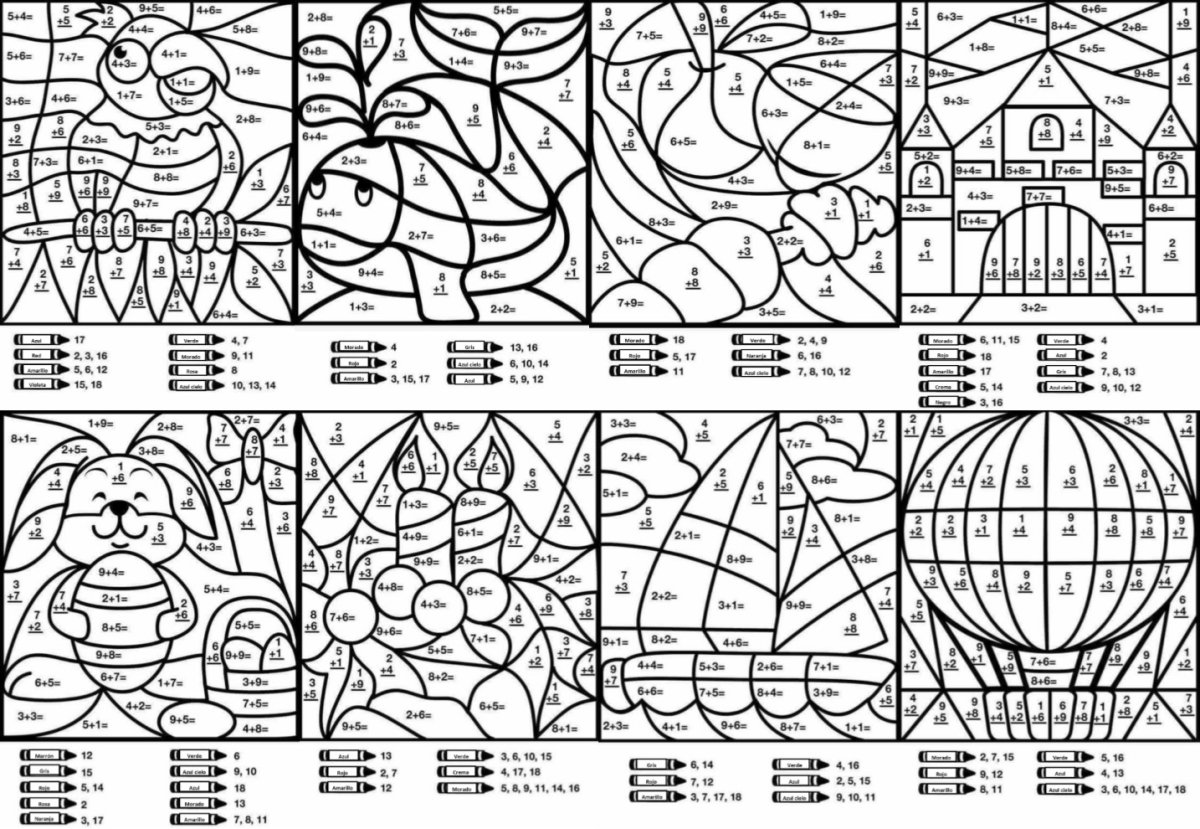 Интеллектуальные раскраски