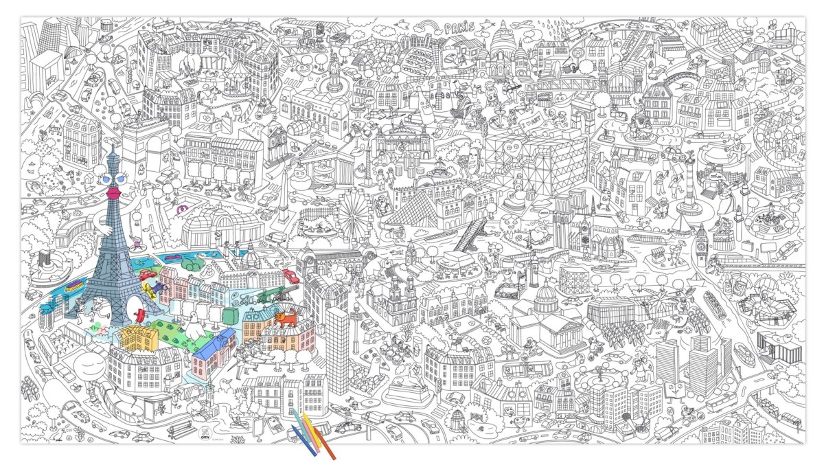 Контурная карта Европы со странами