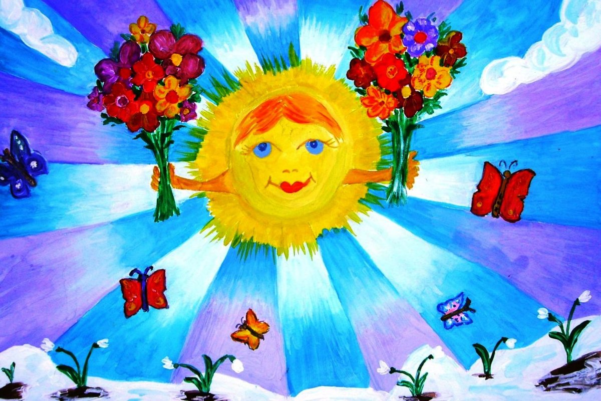 Весна рисунок