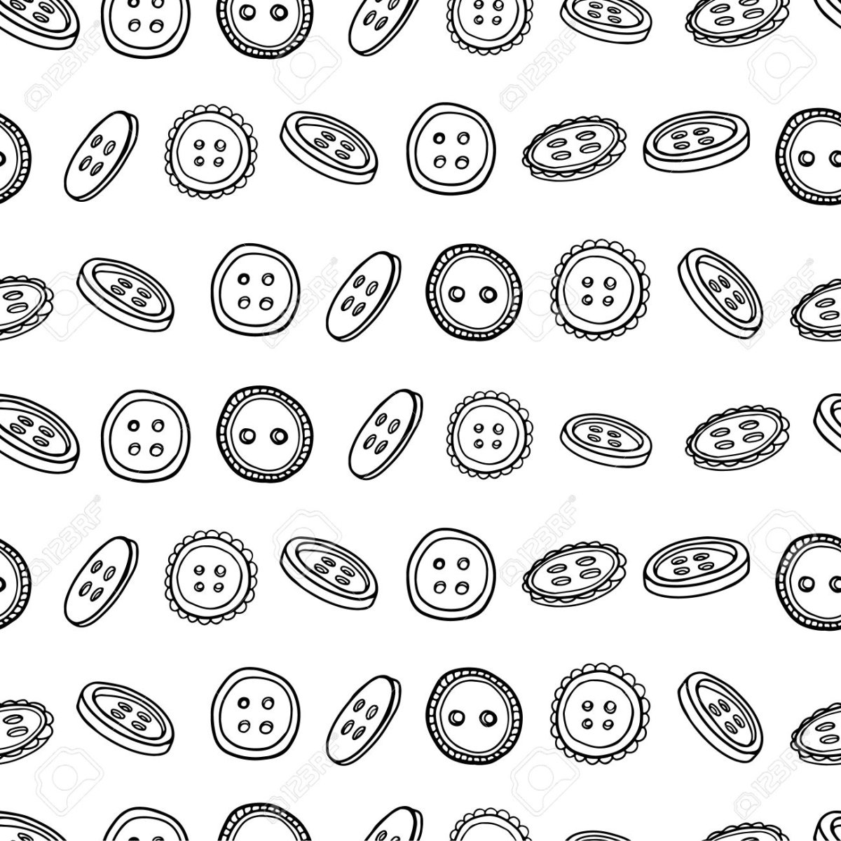 Пуговица нарисованная