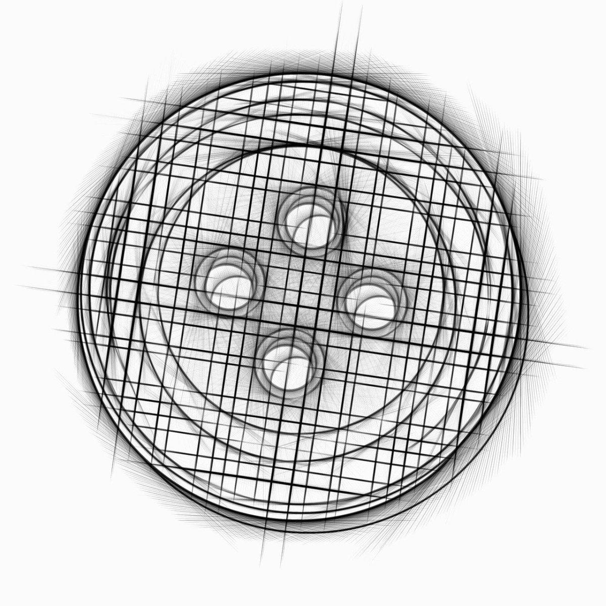 Пуговицы черно белые