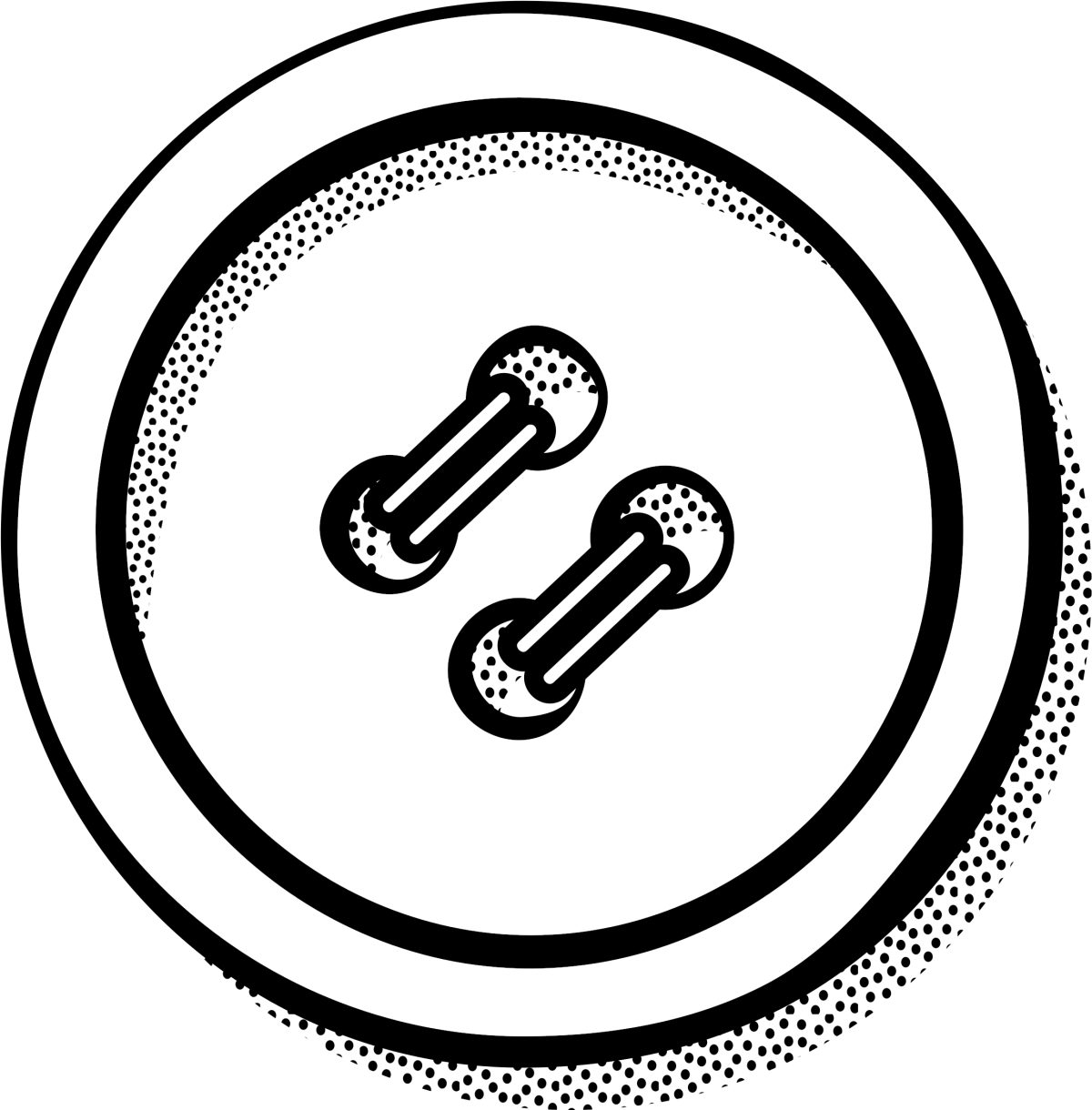 Пуговица раскраска