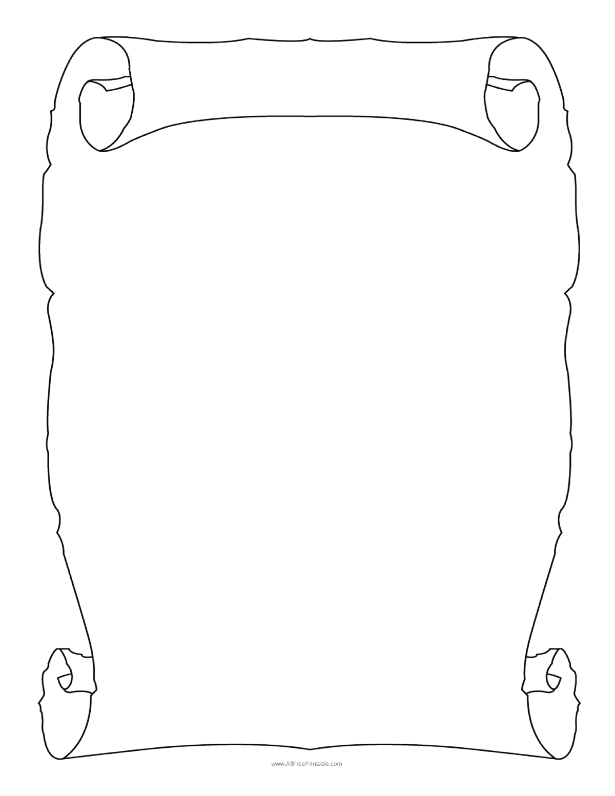 Свиток очертания