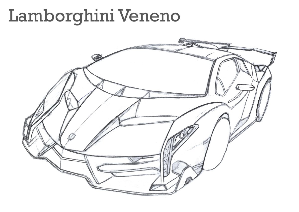 Разукрашки машины Феррари