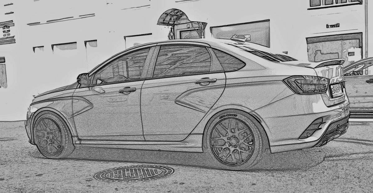 Раскраска Лада Веста кросс седан