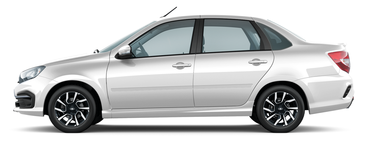 Lada Granta вектор сбоку