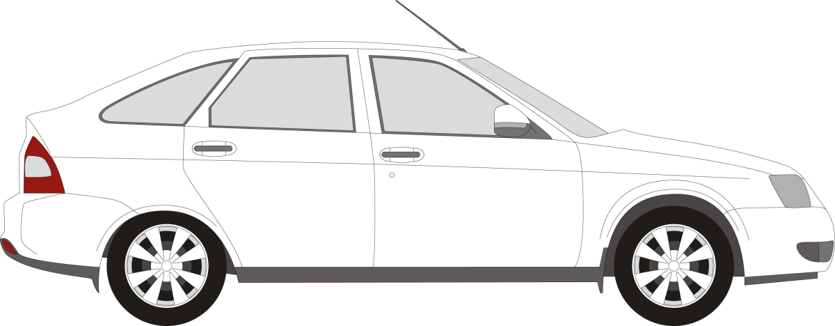 Лада Гранта рисунок спереди