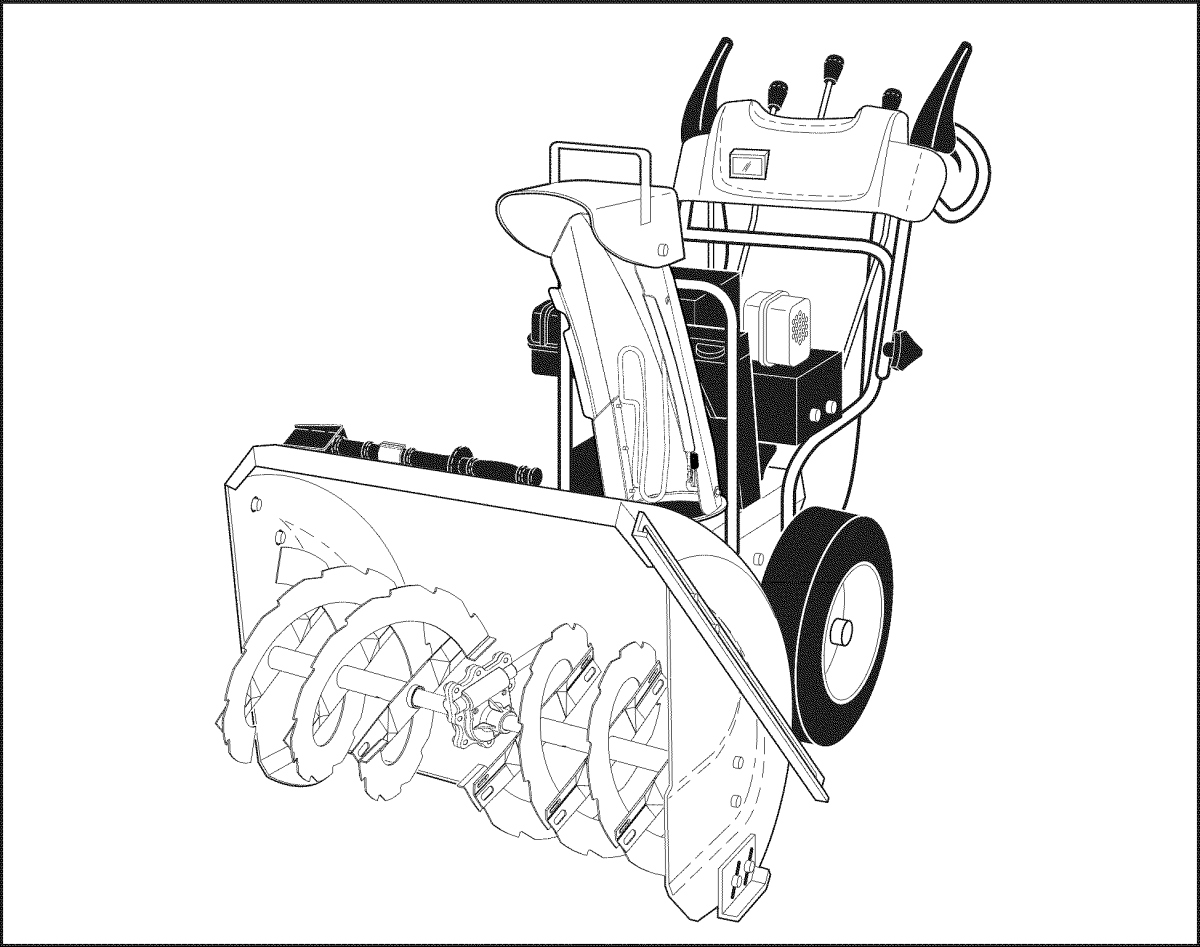 Снегоуборочная машина раскраска