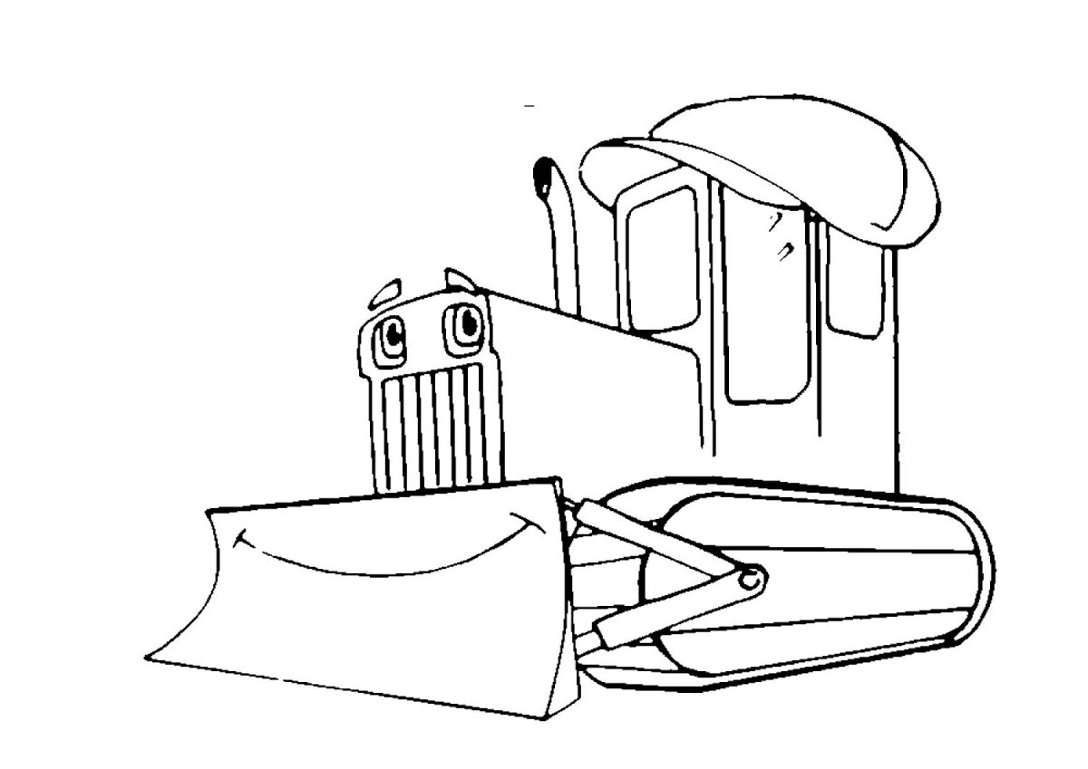 Раскраски уборочные машины