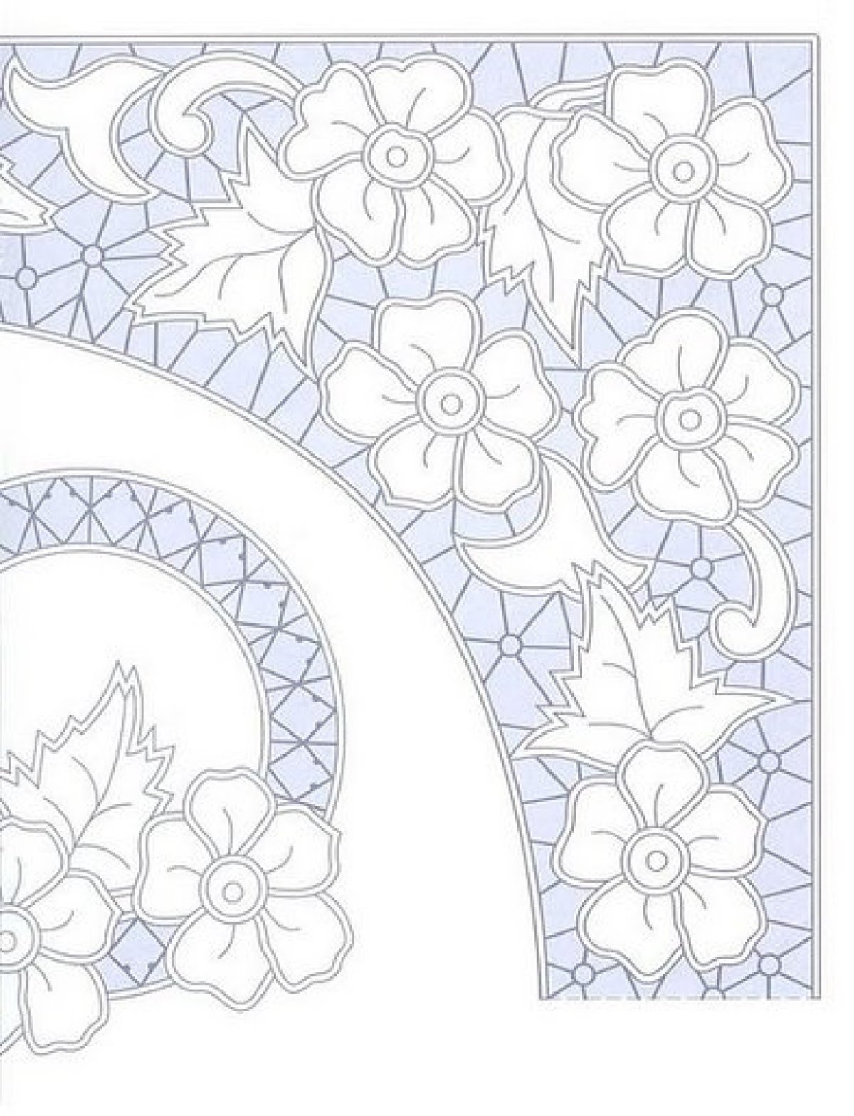 Вышивка Ришелье Стежки