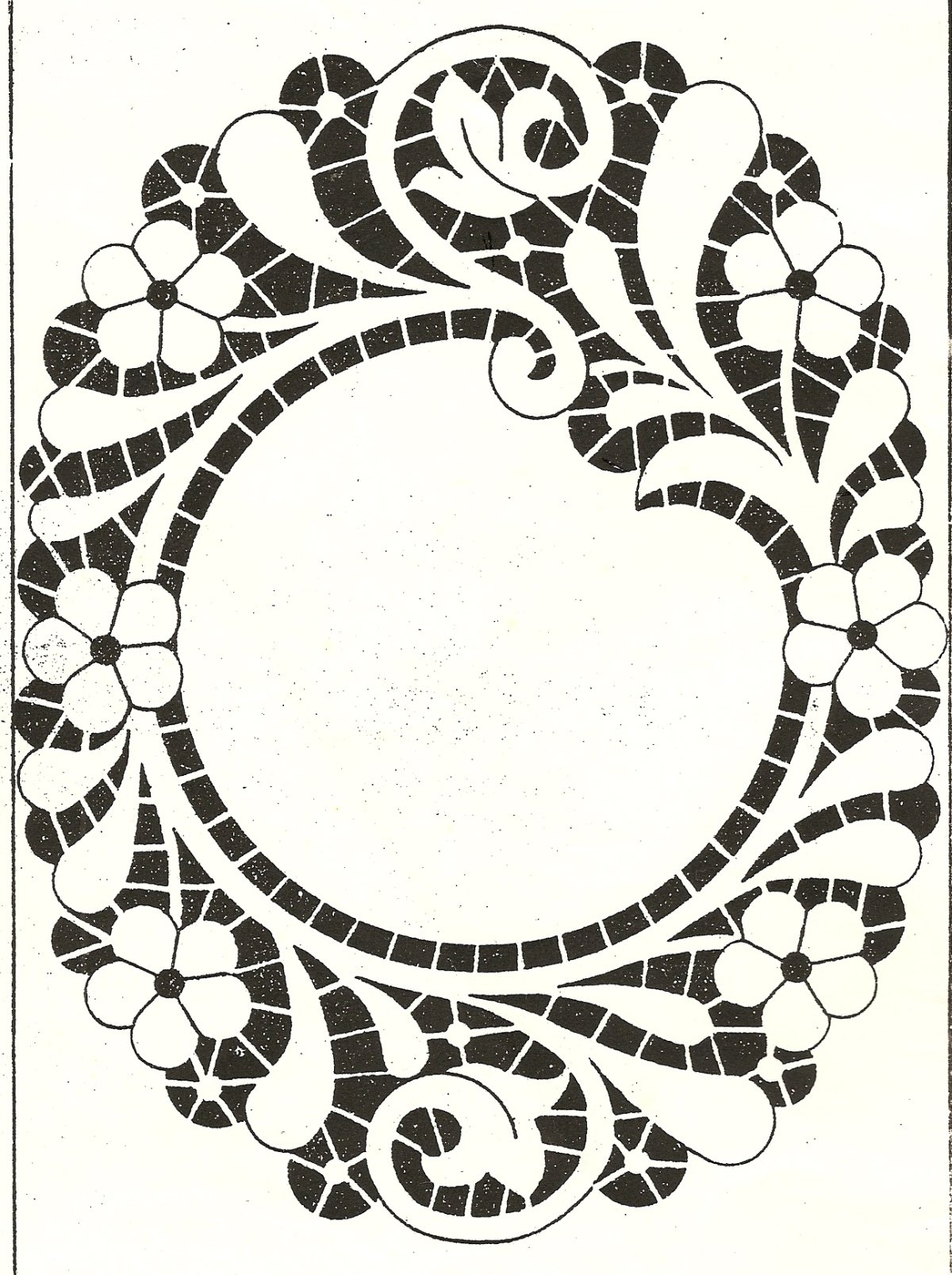 Схемы Ришелье узоры