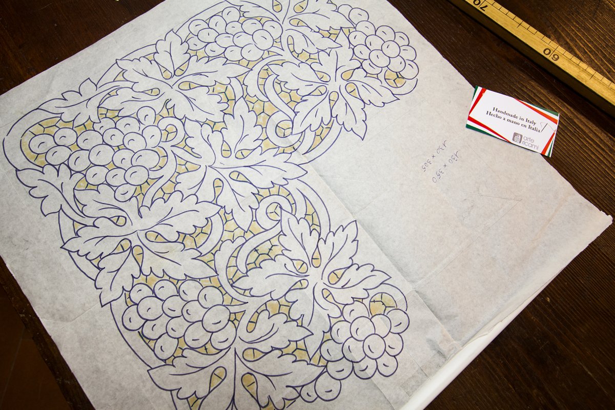 Старинная вышивка Ришелье