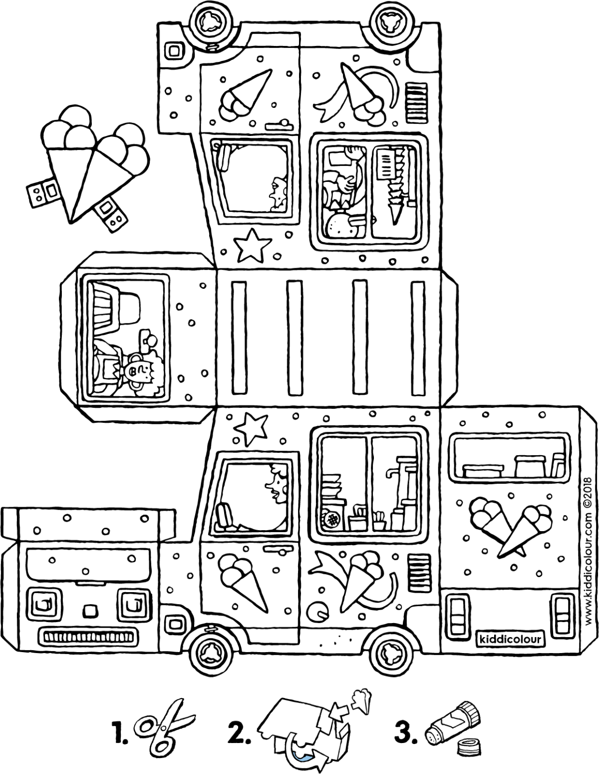 Автомастерская изделие: «фургон «мороженое»