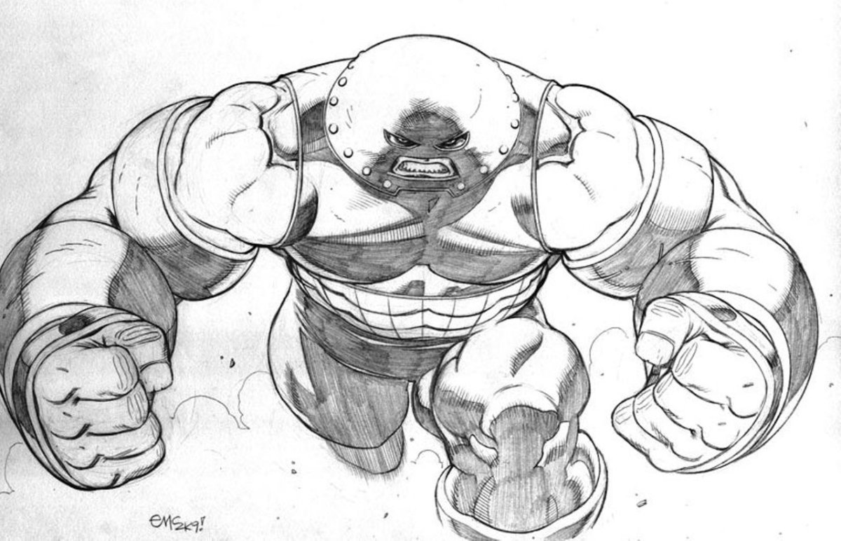 Раскраска джагернаутмарвел