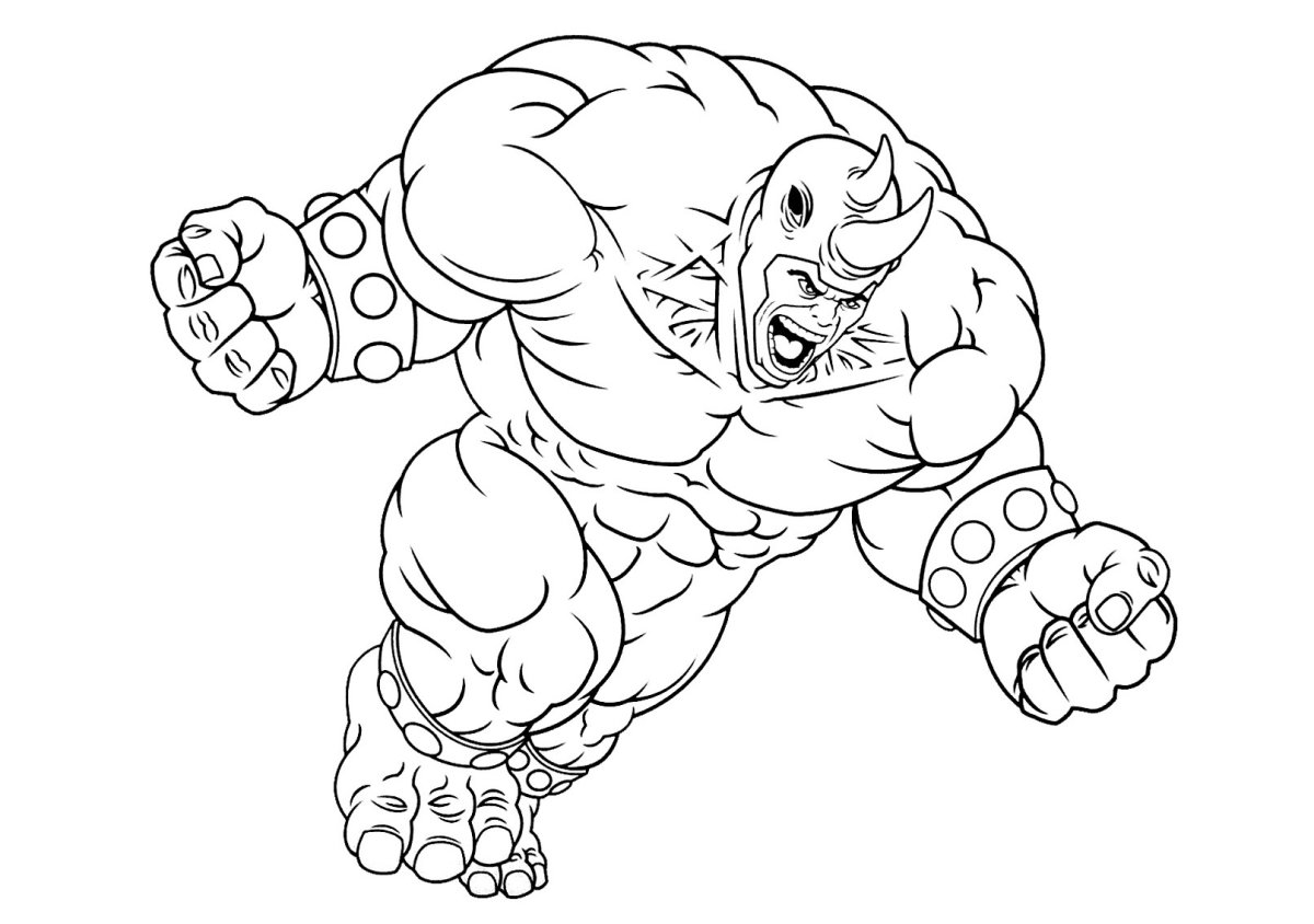 Разукрашка герои Марвел