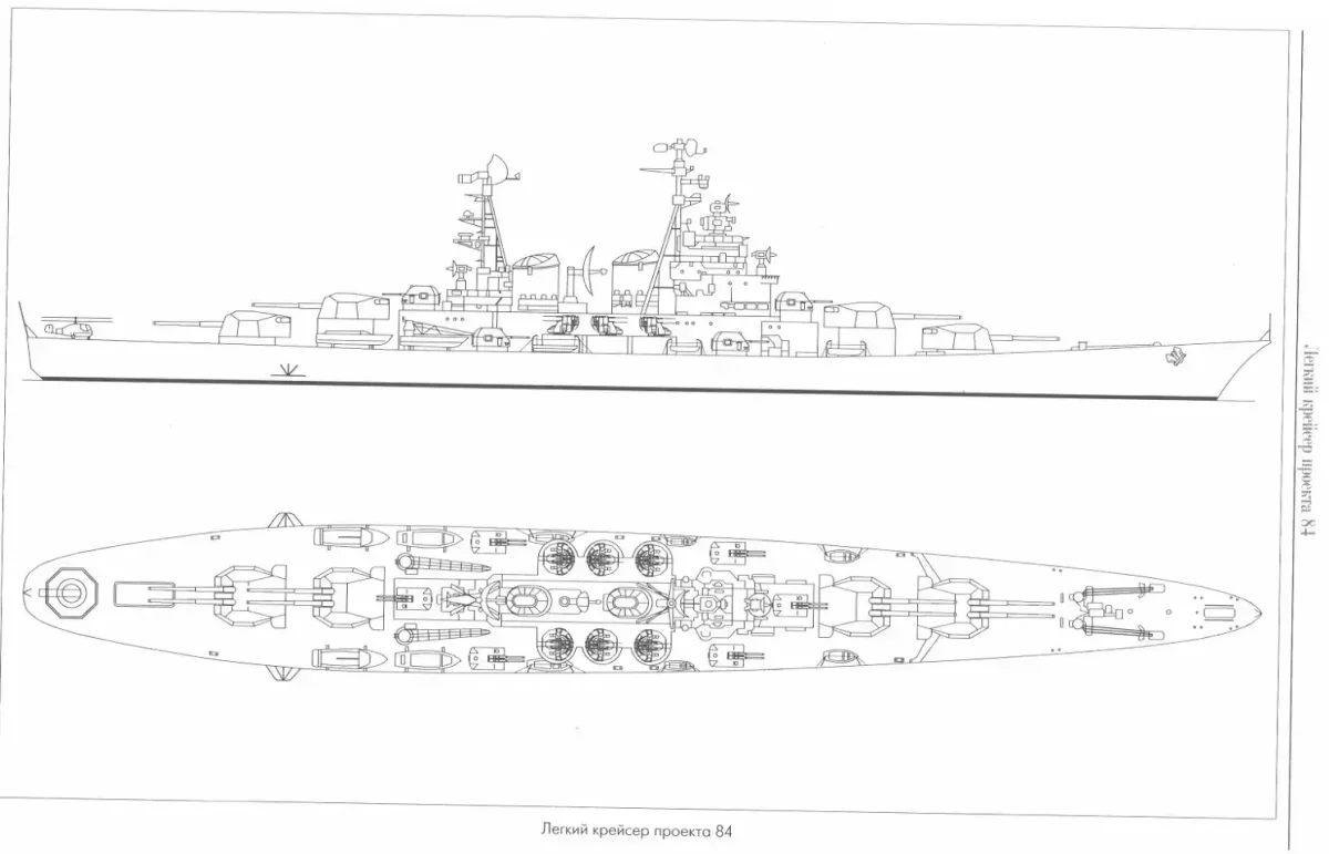 Крейсера проекта 68-бис чертежи